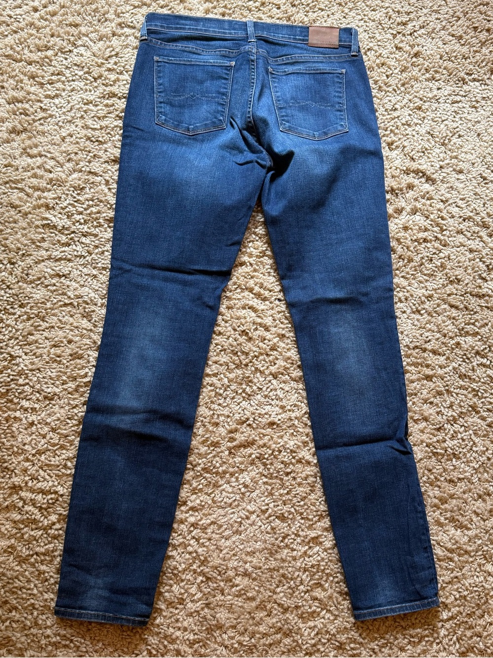 Lucky Brand White Oak Cone Denim Brooke Skinny Ankle Jeans Size 6/28 - Picture 2 of 7